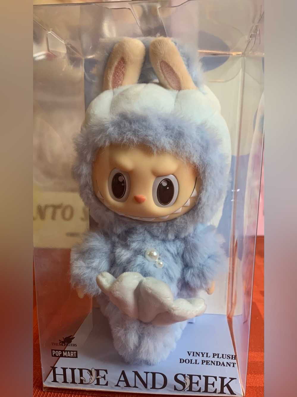 Pop Mart Labubu Hide and Seek in Singapore Series Vinyl Plush Doll Pendant